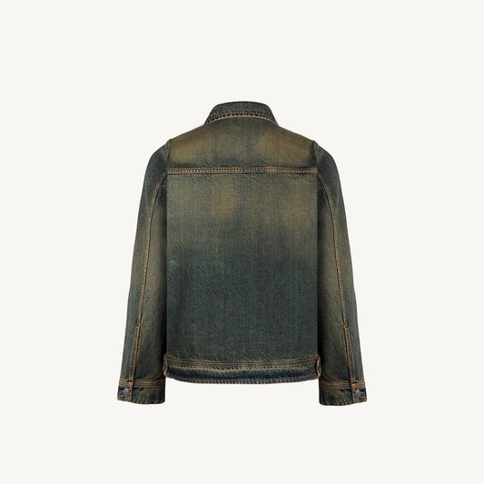 Faded Burn Storm Blue
Relaxed Denim Jacket.